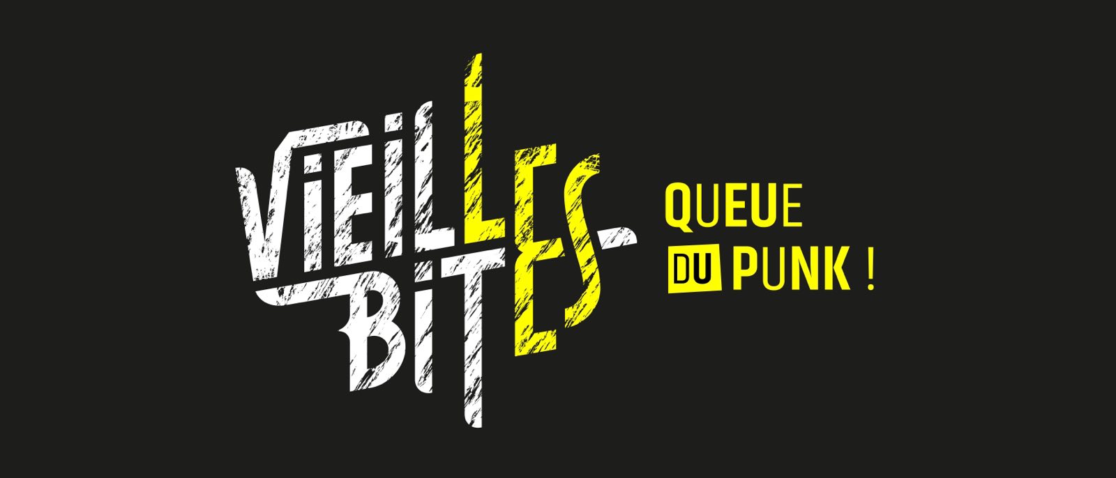 Logo Les Vieilles Bites, queue du punk !